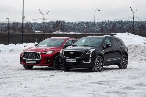 Пьянящий дуэт роскоши: Cadillac XT5 vs Infiniti QX55 — кто забирает корону?