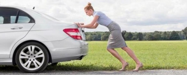 завести коробку-автомат с толчка